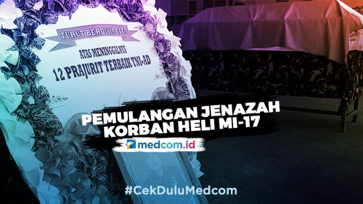 Jenazah Korban Helikopter MI-17 Diberangkatkan ke Kampung Halaman