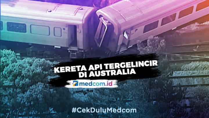 Kereta Api Tergelincir di Australia, 2 orang Tewas