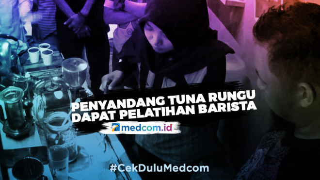 Penyandang Tuna Rungu Dapat Pelatihan Barista