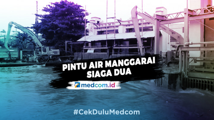 Pintu Air Manggarai Siaga Dua