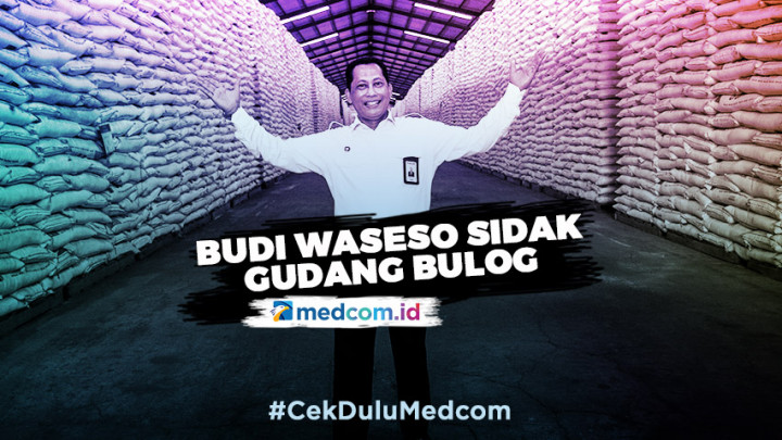 Jelang Lebaran, Budi Waseso Sidak Kesiapan Beras di Gudang Bulog