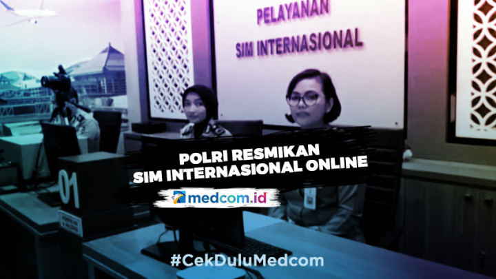 Polri Resmikan SIM Internasional Online