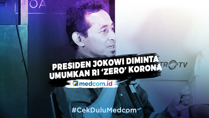 Presiden Jokowi Diminta Umumkan RI 'Zero' Korona