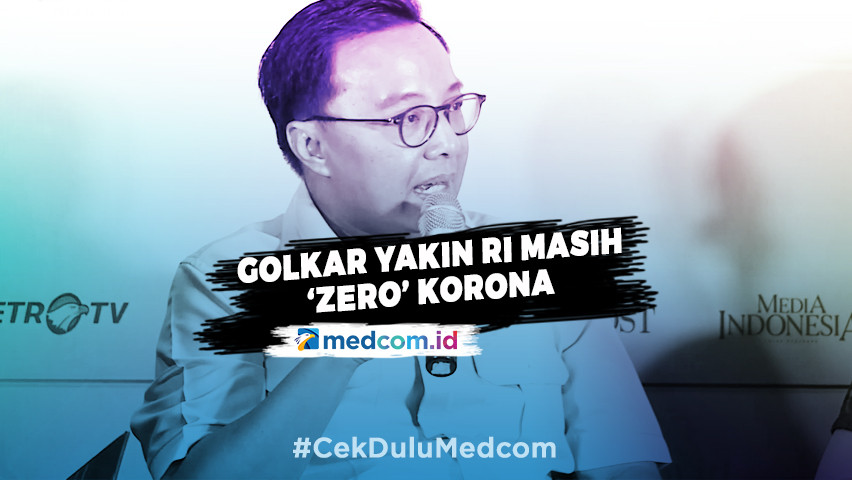 Militer Benteng Terakhir Korona, Golkar Yakin RI Masih 'Zero' Korona
