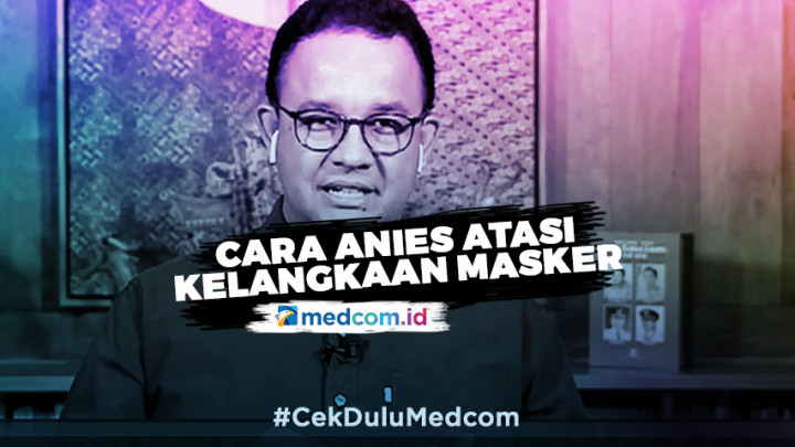 Begini Cara Anies Atasi Kelangkaan Masker
