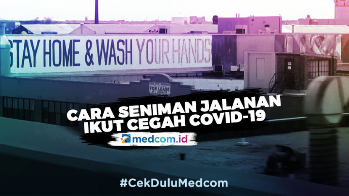 Cara Seniman Jalanan Ikut Cegah Virus Korona
