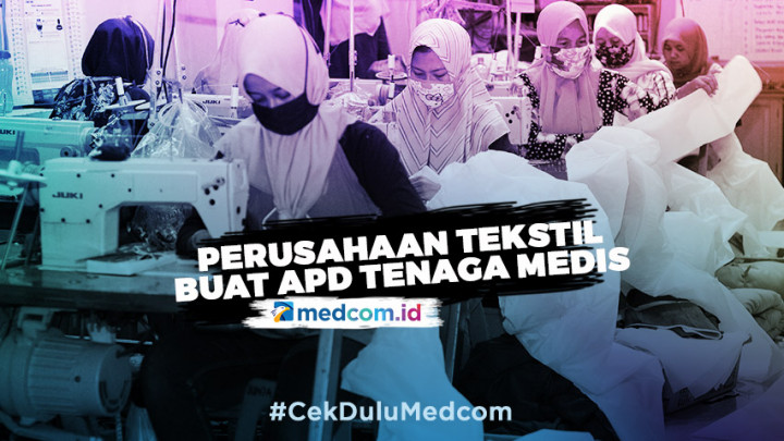 Perusahaan Tekstil Bantu Membuat APD Tenaga Medis
