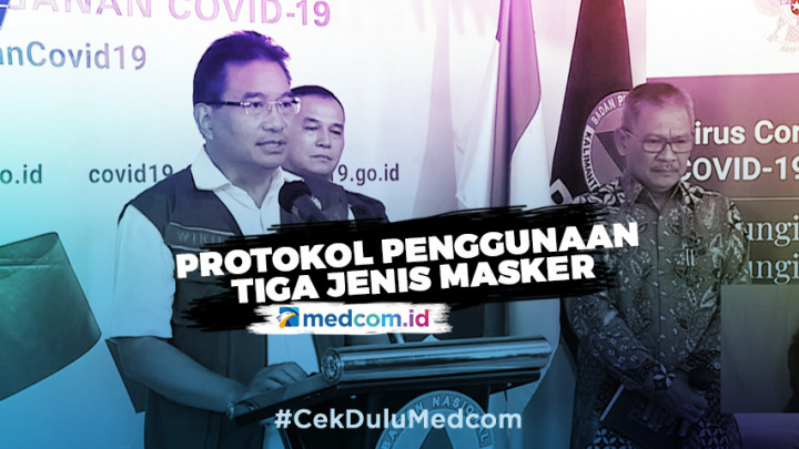 Tangani Covid, Ini Protokol Penggunaan Tiga Jenis Masker