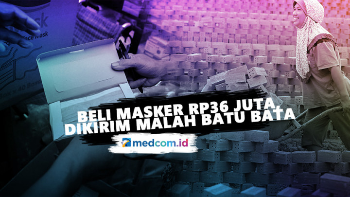 Belanja Online Masker Rp36 Juta, yang Dikirim Malah Batu Bata