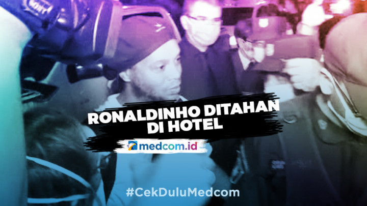 Jadi Tahanan Rumah, Ronaldinho Dipenjara di Hotel