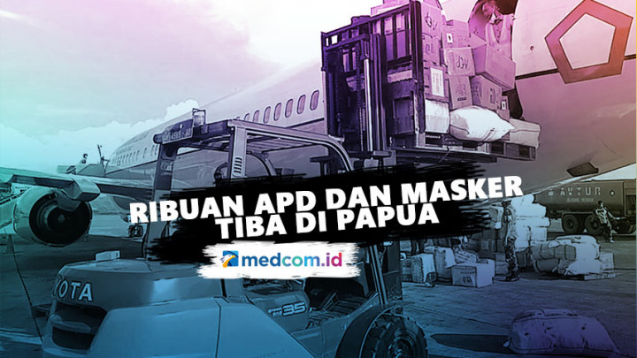 Ribuan Alat Pelindung Diri dan Masker Tiba di Papua
