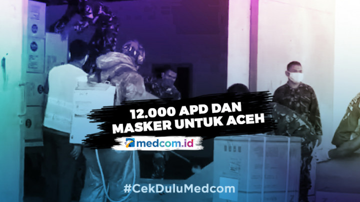12.000 APD dan Masker Didistribusikan ke 375 Puskesmas di Aceh
