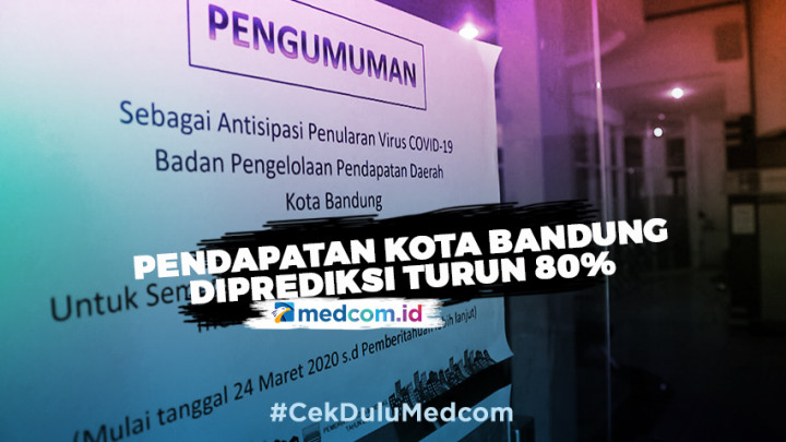 Pendapatan Kota Bandung Diprediksi Menurun Hingga 80 Persen