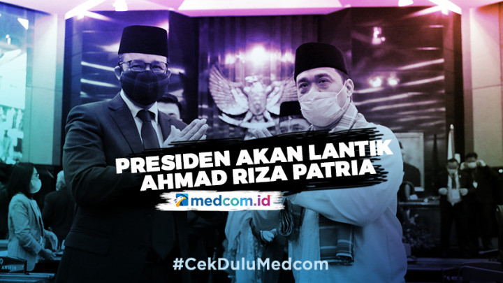 Presiden Jokowi akan Lantik Ahmad Riza Patria di Istana