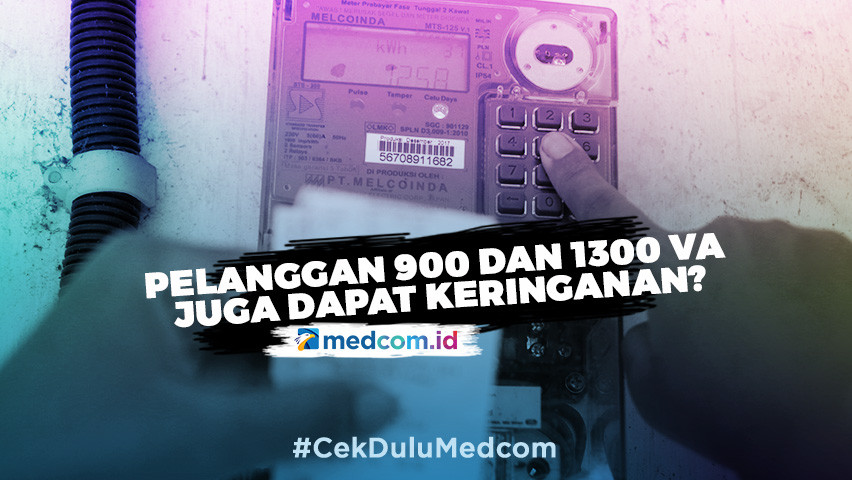 Pelanggan Listrik 900 VA dan 1300 VA Juga Dapat Keringanan?
