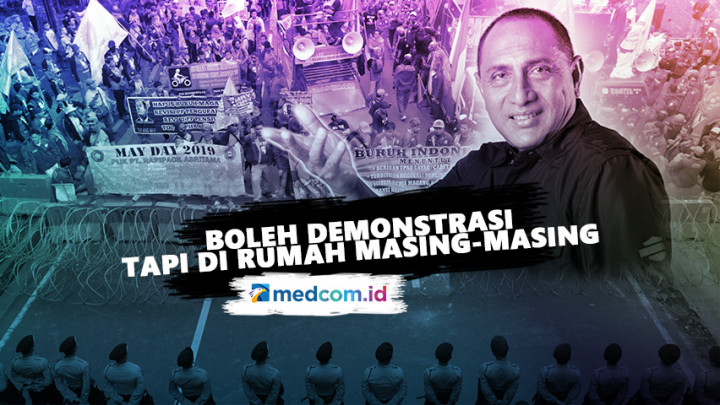 Edy Rahmayadi Bolehkan Buruh Demo di Rumah Masing-masing