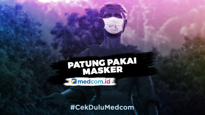 Cegah Korona, Patung-patung di Rio de Janeiro pun Memakai Masker