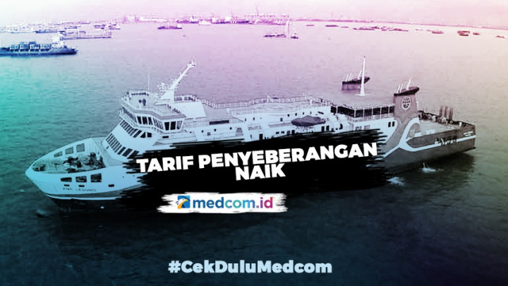 Tarif Penyeberangan di 20 Lintasan Naik