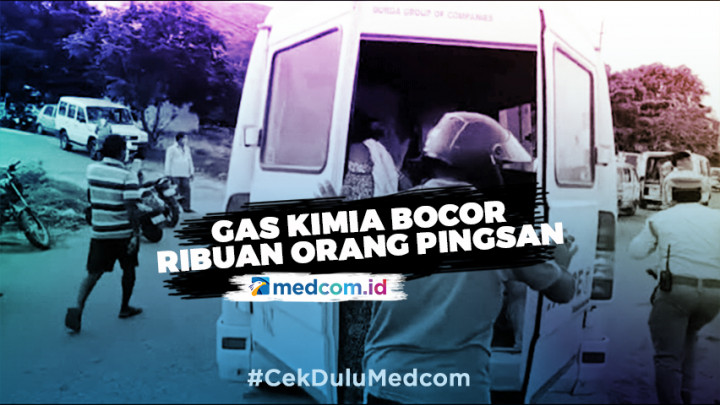 Gas Kimia Bocor, Ribuan Orang Sulit Bernapas hingga Pingsan di Jalan