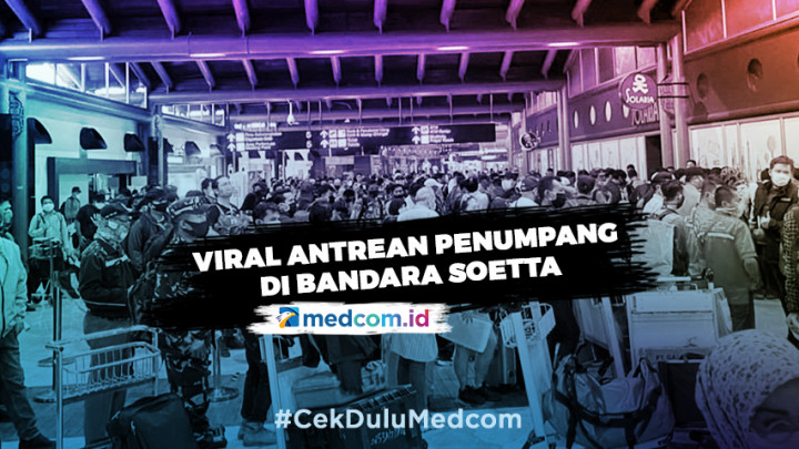 Viral Antrean Penumpang di Bandara Soetta, Ini Penjelasan AP II