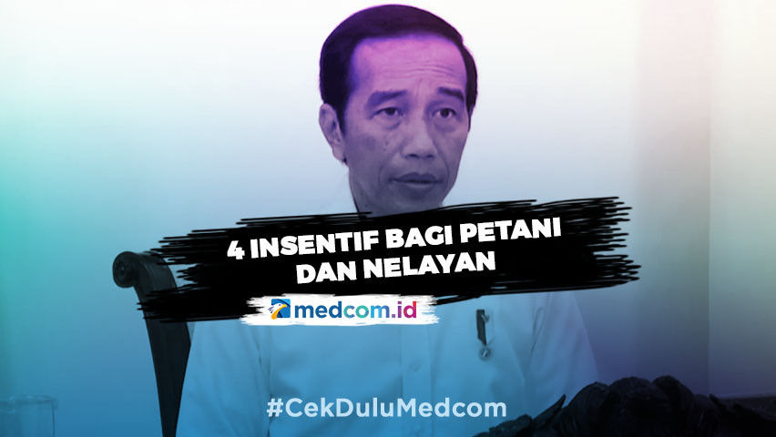 Jokowi Siapkan 4 Insentif Bagi Petani dan Nelayan saat Pandemi COVID-19