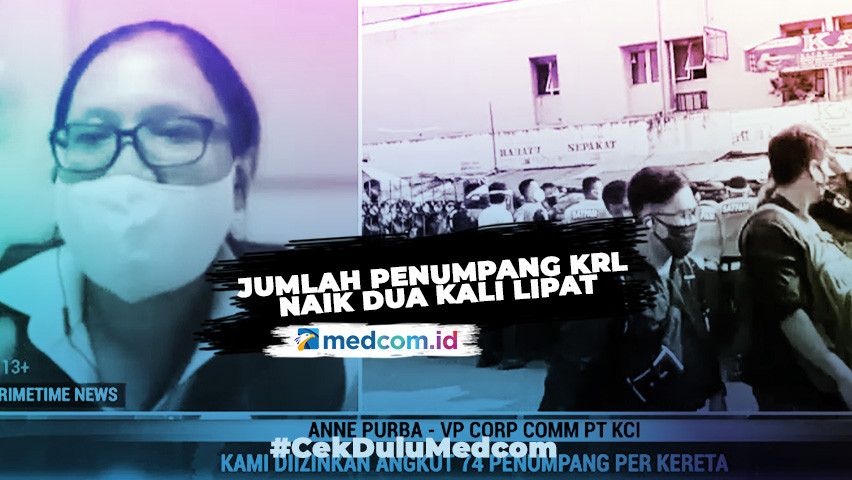 Jumlah Penumpang KRL Naik Dua Kali Lipat