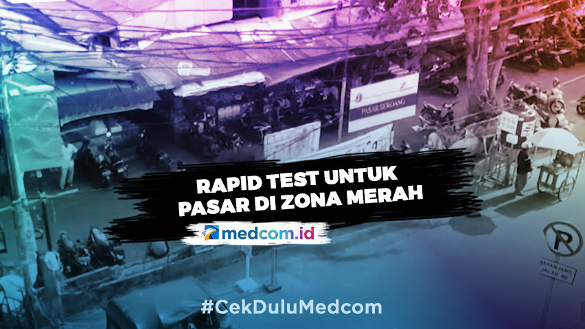 PD Pasar Jaya Fokuskan Rapid Test untuk Pasar di Zona Merah