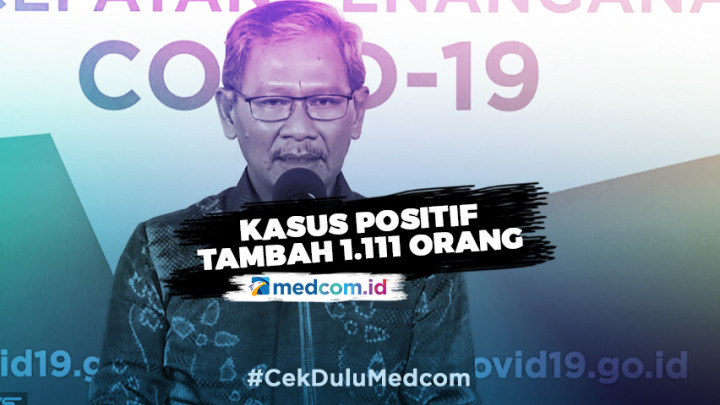 Update 12 Juni 2020: Kasus Positif COVID-19 Bertambah 1.111 Orang