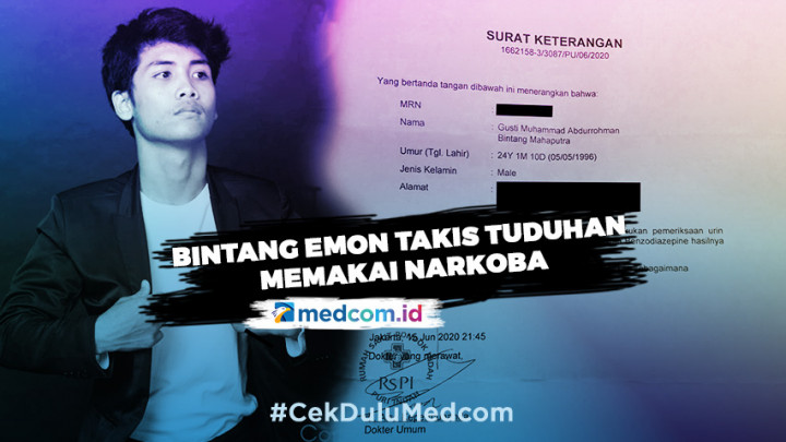 Dituding Pakai Narkoba, Bintang Emon Unggah Hasil Tes Urin