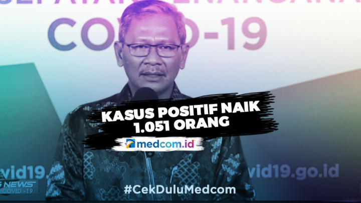 Update 23 Juni: Jumlah Pasien Positif COVID-19 Bertambah 1.051 Orang
