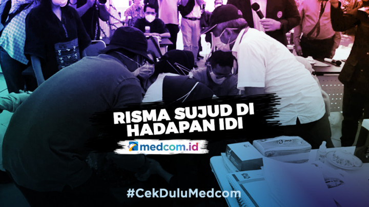 Risma Sujud dan Menangis di Hadapan IDI
