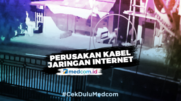 Kabel Jaringan Internet KPU Majene Dirusak Orang Tak Dikenal