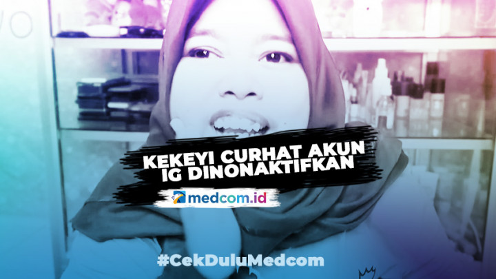 Kekeyi Curhat Akun Instagramnya Dinonaktifkan