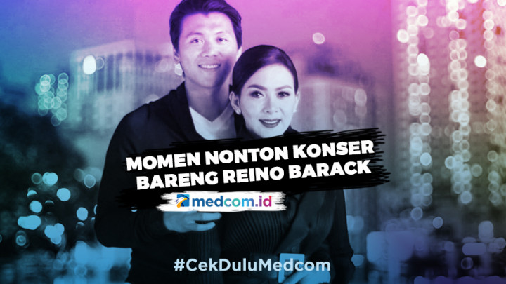 Syahrini Ceritakan Momen <i> Memorable </i> Nonton Konser Bareng Reino Barack