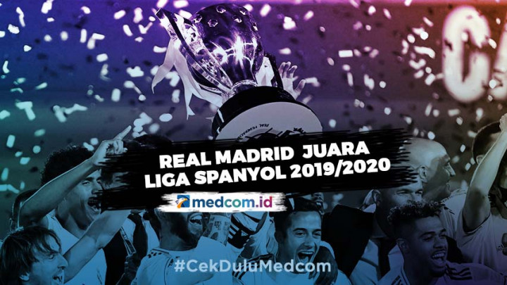 Real Madrid Sukses Sabet Juara Liga Spanyol
