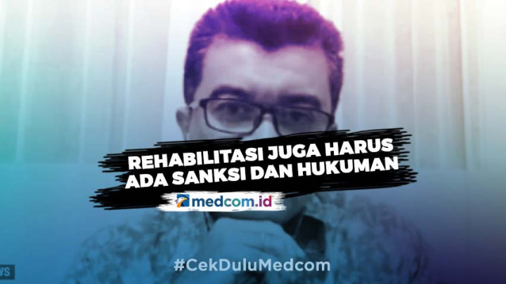 Pakar: Rehabilitasi Bagi Pengguna Narkoba Bisa Dilakukan Tanpa Melupakan Sanksi dan Hukuman