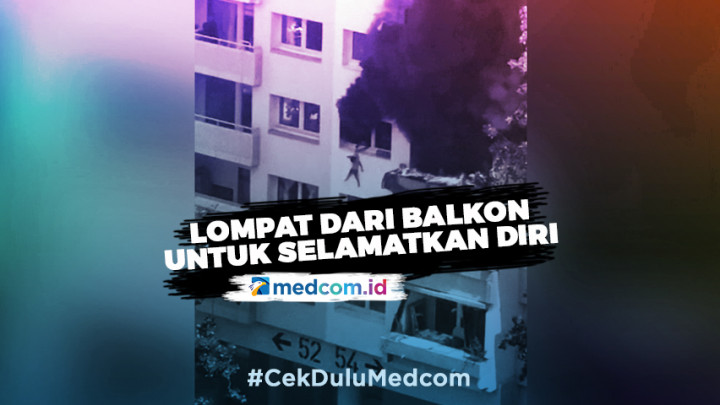 Kebakaran, Dua Anak Melompat dari Balkon Apartemen