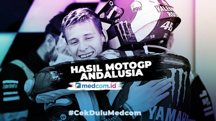 Fabio Quartararo Juara Lagi hingga Rossi Akhirnya Naik Podium di MotoGP Andalusia