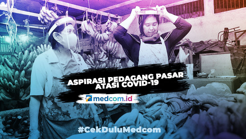 Aspirasi Pedagang Pasar Atasi COVID-19
