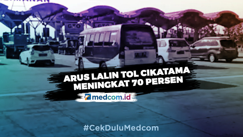Arus Lalin Tol Cikatama Menuju Jawa Meningkat 70 Persen