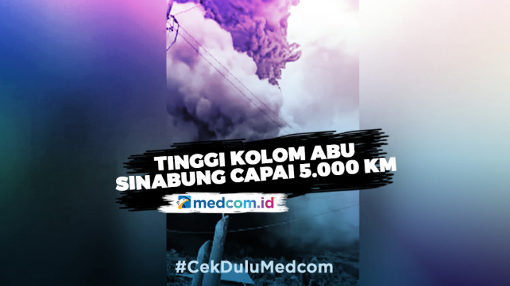 Sinabung Kembali Erupsi, Warga Diminta Pakai Masker & Amankan Sarana Air Bersih