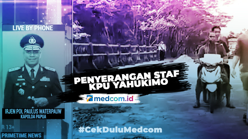 Olah TKP Penyerangan Staf KPU Yahukimo