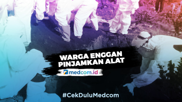 Tim Pemulasaran di Jember Makamkan Jenazah COVID-19 Tanpa Alat