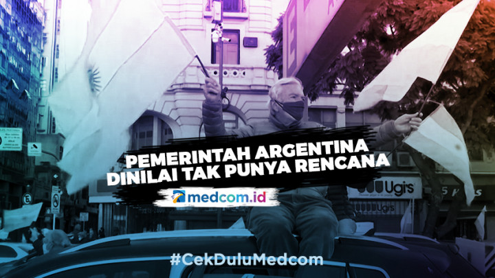 Ribuan Orang di Argentina Kecam Perpanjangan Masa Karantina