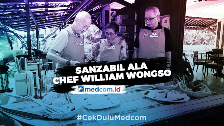 Chef William Wongso Ajari Susi Pudjiastuti Membuat Sanzabil