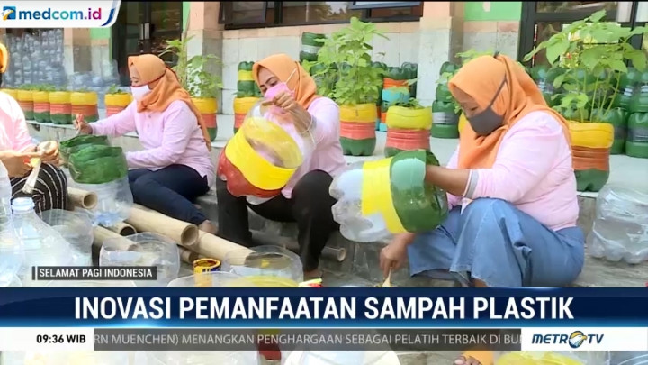 Inovasi Sampah Plastik Jadi Media Tanam Hidroponik
