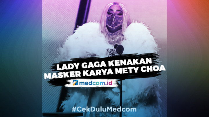 Lady Gaga Kenakan Masker Karya Desainer Indonesia di MTV VMA 2020