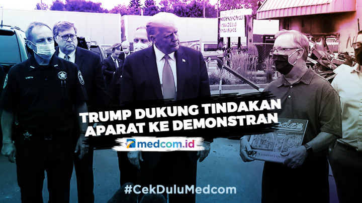 Trump Sebut Kerusuhan di Kenosha sebagai Teror Domestik