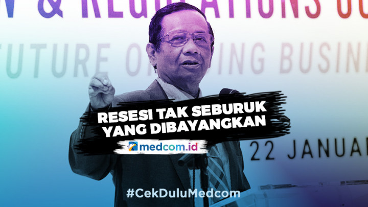 Mahfud: Resesi Hanya <i> Technical </i> Bukan Berarti Krisis Ekonomi