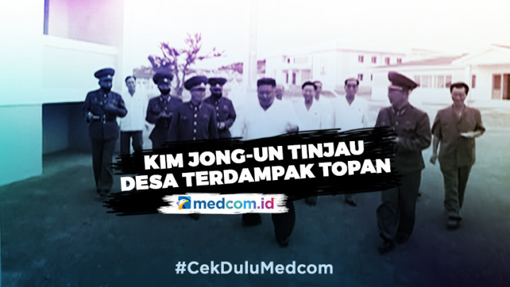 Kim Jong-un Tinjau Proyek Pemulihan Desa Terdampak Topan